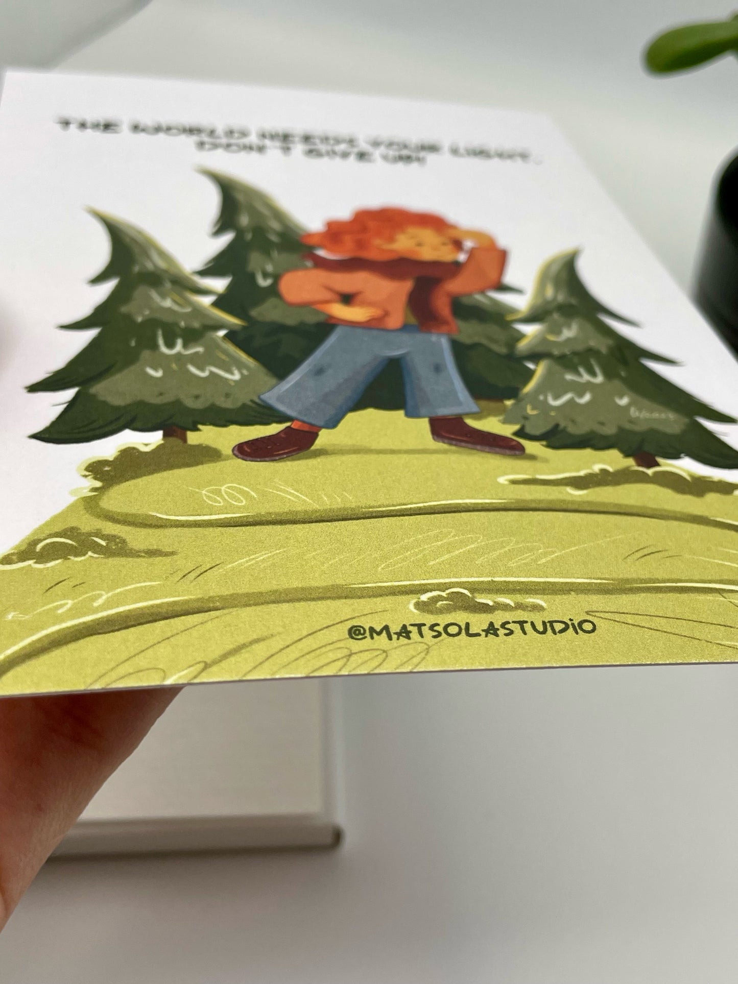 The world needs your light. Don`t give up!